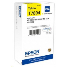 Atramentová kazeta EPSON série WF-5xxx "Pisa" XXL žltá (34,2 ml)