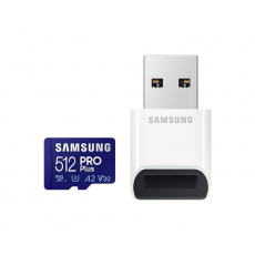 Karta Samsung micro SDHC 512GB PRO Plus + adaptér USB