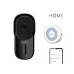 iGET HOME Doorbell DS1 Black + Chime CHS1 White