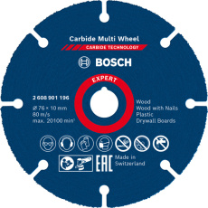 Bosch víceúčelový řezný kotouč EXPERT Carbide Multi Wheel 76 mm, 10 mm