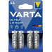 Varta FR6/4BP ULTRA LITHIUM (Blistr 4ks)