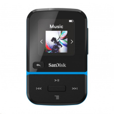 SanDisk Clip Sport Go MP3 Player 32 GB, Blue