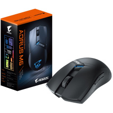 BAZAR GIGABYTE Herní myš Aorus M6, Bezdrátová 2.4GHz, USB-C, černá (ROZBALENO) BAZAR GIGABYTE Herní myš Aorus M6, Bezdrátová 2.4GHz, USB-C, černá (ROZBALENO)