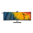 Philips MT VA LED 44,5" 45B1U6900CH/00 - VA, 5120x1440, 2xHDMI, DP, USB-C, USB, RJ45, repro, nast vysky, webcam, curved