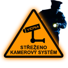 Veria Reflexní výstražná samolepka - kamerový systém Veria Reflexní výstražná samolepka - kamerový systém