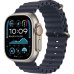 Apple Watch Ultra 2 (2024) GPS + Cellular 49mm Natural Titanium Case with Navy Ocean Band