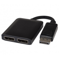 PREMIUMCORD DisplayPort adaptér - 2x DisplayPort, rozšírenie + zrkadlenie, 4K*2K@30Hz