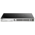 D-Link DGS-3130-30TS/SI L3 Stohovateľný riadený gigabitový prepínač, 24x gigabit, 2x 10GBASE-T, 4x SFP+