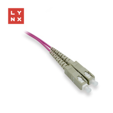 LYNX duplexní patch kabel MM, OM4, SC/SC, 50/125µm, 3m LYNX duplexní patch kabel MM, OM4, SC/SC, 50/125µm, 3m