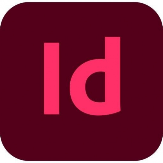 InDesign pre teams, Multi Platform, English, COM, RNW 1 používateľ, 12 mesiacov, úroveň 4, 100+ licencií