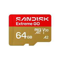 SanDisk micro SDXC karta 64GB Extreme GO (170 MB/s , UHS-I U3 V30)