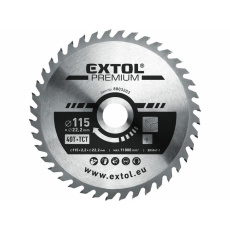 Extol Premium (8803203) kotouč pilový s SK plátky, 115x1,3x22,2mm, 40T