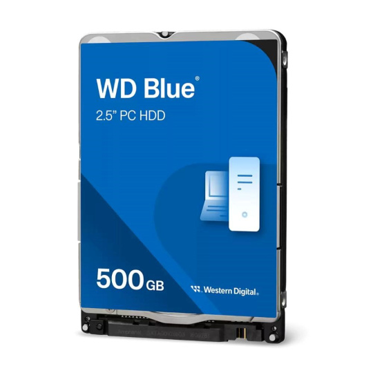 WD BLUE WD5000LPZX 500GB SATA/600 16MB cache, 2.5" AF, 7 mm, CMR