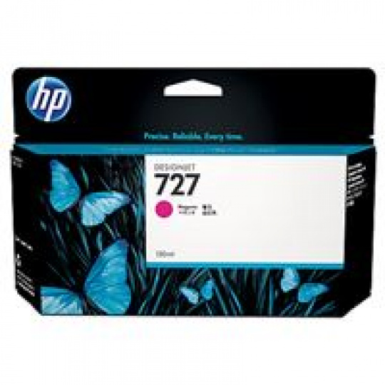 Atramentová kazeta HP 727 Magenta, 130 ml, B3P20A