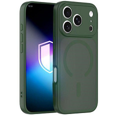 3mk ochranný kryt Misty MagCase Green pro Apple iPhone 17 Pro
