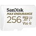 SanDisk MicroSDHC karta 256GB MAX Endurance + adaptér, 120,000 hodin