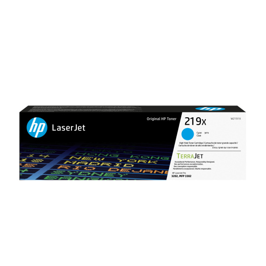 HP 219X High Yield Cyan Original LaserJet Toner Cartridge (2,500 pages) HP 219X High Yield Cyan Original LaserJet Toner Cartridge (2,500 pages)