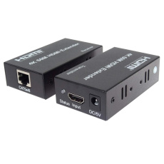 PremiumCord HDMI2.0 extender na 60m přes jeden kabel Cat5e/Cat6/Cat7