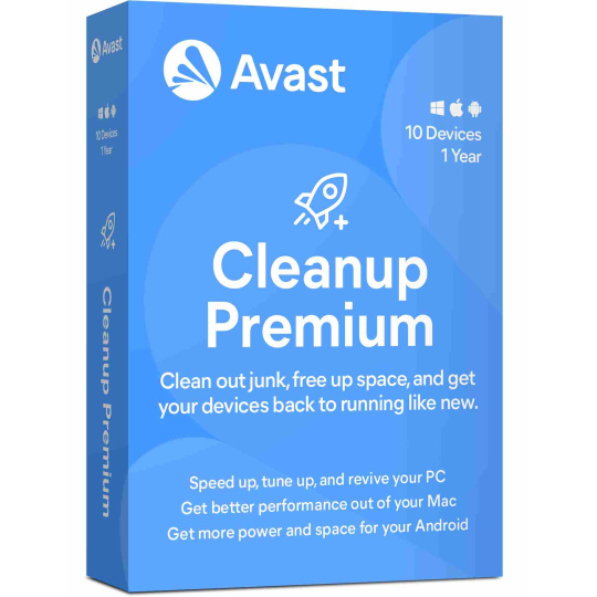 _Nová licencia Avast Cleanup Premium 1 na 12 mesiacov