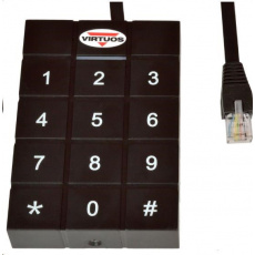 Virtuos RFID 125 kHz adaptér s klávesnicou pre Virtuos 24V pokladničné zásuvky