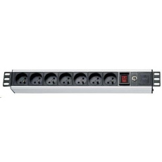 19" rozvodný panel XtendLan 5x230V, 2xIEC320-C13, ČSN, vypínač, indikátor napětí, nadproudová ochrana, kabel 1,8m, 1,5U 19" rozvodný panel XtendLan 5x230V, 2xIEC320-C13, ČSN, vypínač, indikátor napětí, nadproudová ochrana, kabel 1,8m, 1,5U