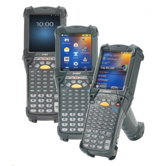 Zebra MC9200 štandard, 2D, ER, BT, Wi-Fi, Gun, disp., WEC 7