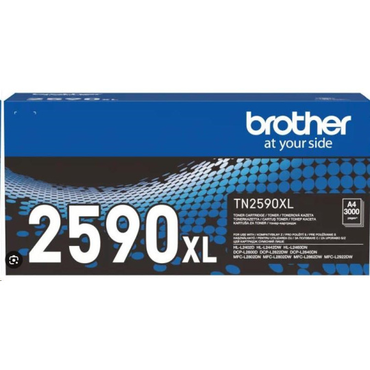 BROTHER Toner TN-2590XL Standardní toner 3000 stran pro L2622, L2922