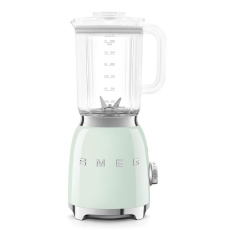Smeg BLF03PGEU mixér, 800 W, 4 programy, funkce pulse, 18000 RPM, nerezové ostří, Ice crush, 50s Style, pastelově zelený