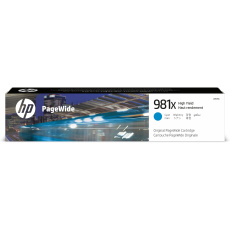 HP 981X High Yield Cyan Original PageWide Cartridge (10,000 pages) HP 981X High Yield Cyan Original PageWide Cartridge (10,000 pages)