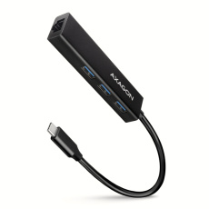 BAZAR - AXAGON HMC-GL3A, USB 3.2 Gen 1 hub, porty 3x USB-A + Gigabit Ethernet, kabel USB-C 20cm - Po opravě (Komplet) BAZAR - AXAGON HMC-GL3A, USB 3.2 Gen 1 hub, porty 3x USB-A + Gigabit Ethernet, kabel USB-C 20cm - Po opravě (Komplet)