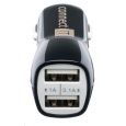 Univerzálna nabíjačka do auta CONNECT IT USB PREMIUM (2x USB 3,1A a 1A., adaptér do auta CL)