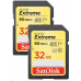 Karta SanDisk SDHC 32GB Extreme (90MB/s V30 UHS-I U3) 2-pack
