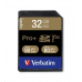 Karta VERBATIM SDHC 32GB PRO+ Class 10, UHS-1 (R:90/W:80 MB/s)