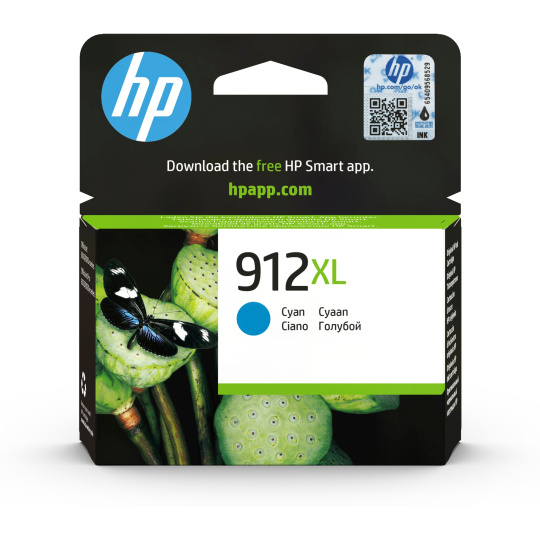 HP 912XL High Yield Cyan Original Ink Cartridge (700 pages)