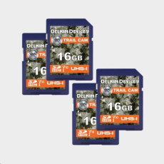 Delkin SDHC Trail Cam R100/W30 (V10) 16GB (4-pack) Delkin SDHC Trail Cam R100/W30 (V10) 16GB (4-pack)