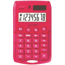 REBELL kalkulačka - StarletP BX - růžová