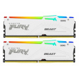 KINGSTON DIMM DDR5 64GB (Kit of 2) 6000MT/s CL30 Non-ECC FURY Beast RGB XMP, Bílá