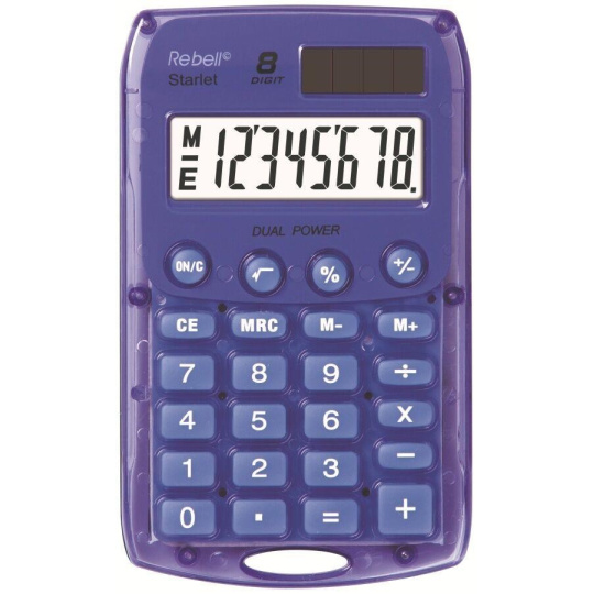 REBELL kalkulačka - StarletV BX - fialová