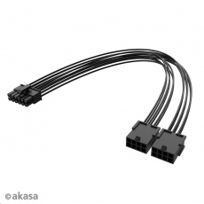 AKASA PCIe 12-pinový kábel na duálny 8-pinový kábel