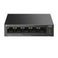 TP-Link LiteWave switch LS105LP (5x100Mb/s, 4xPoE, 41W, fanless)