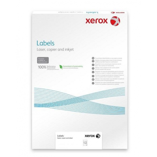 Xerox PNT Label - Matt White PaperBack A3 (236g/100 listov, A3) - odolná plastová nálepka