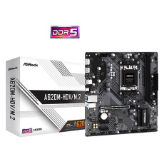 BAZAR - ASRock MB Sc AM5 A620M-HDV/M.2, AMD A620, 2xDDR5, HDMI, DP - Po opravě (Bez příšlušenství)