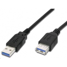 Predlžovací kábel USB PremiumCord 3.0 Super rýchly 5Gbps A-A, MF, 9pin, 0.5m